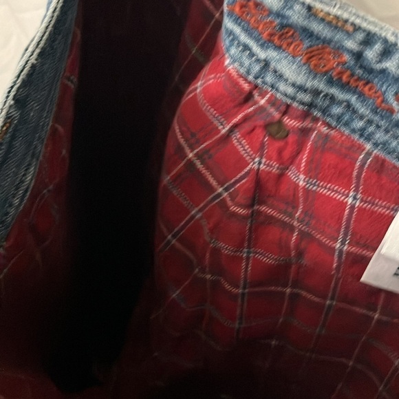 Eddie Bauer: Red Flannel Lined- 100% cotton- Relaxed Jeans- 10 - Picture 15 of 16